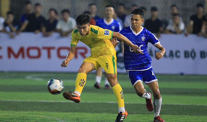 Văn Minh dù rất nỗ lực nhưng lại không thể có được một trận cầu như ý...